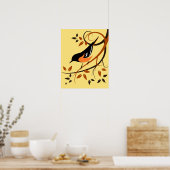 Stilvoll baltimore Oriole Art Poster (Küche)