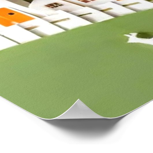 Stilvoll Baum #3 Decorative Wall Art Poster (Ecke)