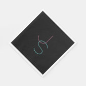 Stilvoll bearbeitbare beliebig zwei moderne Suchin Serviette (Ecke)