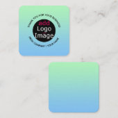 Stilvoll Beruflich Danke Custom Gradient Begleitkarte (Vorne/Hinten)