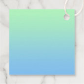 Stilvoll Beruflich Danke Custom Gradient Geschenkanhänger (Rückseite)