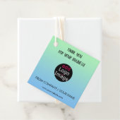 Stilvoll Beruflich Danke Custom Gradient Geschenkanhänger (Beispiel)