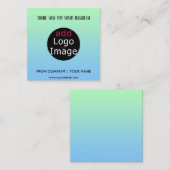 Stilvoll Beruflich Danke Custom Gradient Mitteilungskarte (Vorne/Hinten)