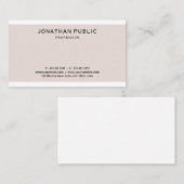 Stilvoll Beruflicher Clean Graphic Design Chic Visitenkarte (Vorne/Hinten)