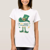 Stilvoll bin ich Koboldgröße St Patrick's Day T-Shirt (Vorderseite)