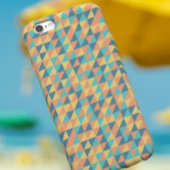 Stilvoll Blau und gelb geometrisch pastellfarbene Case-Mate iPhone Hülle