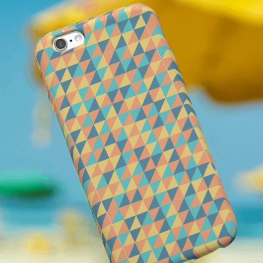 Stilvoll Blau und gelb geometrisch pastellfarbene Case-Mate iPhone Hülle