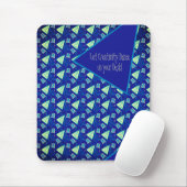 Stilvoll blau und gelb inspirierend mousepad (Mit Mouse)