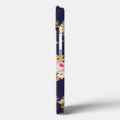 Stilvoll blaues Rosa Goldbarsch Case-Mate iPhone Hülle (Rückseite / Links)