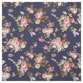 Stilvoll blaues Rosa Goldbarsch Stoff (Muster)