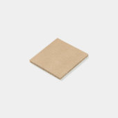 Stilvoll Boho Rustikal Kraft Post-it Klebezettel (angewinkelt)