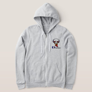 Stilvoll Bushido Karate Logo Reißverschluss Kapuze Hoodie