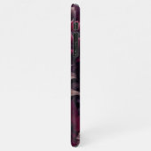 Stilvoll Chic Dahlias Kunstvoll wandern iPhone Hülle (Linke Seite)