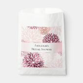 Stilvoll Chic Pink Floral Geschenktütchen (Vorderseite)