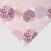 Stilvoll Chic Pink Floral Seidenpapier (Ausschnitt)