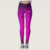 Stilvoll Cool rosa Wassertropfen Leggings (Vorderseite)