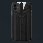 Stilvoll Cooler Black Pinstripe Anzug und Krawatte Case-Mate iPhone Hülle<br><div class="desc">© Sunny Mars Designs - Pinstripe Anzug: Schwarz-Gray Case-Mate Handy Cover - Coole dauerhafte Hüllen mit einem männlichen männlichen Geschäft schwarz-grau Button Streifen Anzug,  eine schwarze Krawatte und Knöpfe. Ideal für Geschäftsleute,  für Männer oder für berufliche,  die etwas cooles oder ein wenig edgy suchen.</div>
