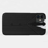 Stilvoll Cooler Black Pinstripe Anzug und Krawatte Case-Mate iPhone Hülle (Rückseite (Horizontal))