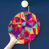 Stilvoll Cooles geometrisches Abstraktes Muster Tischtennis Schläger