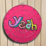 Stilvoll Cooles "Yeah", kühl pink Sports Fun Dartscheibe<br><div class="desc">Rüsten Sie Ihr Spielzimmer mit unserem stilvollen Coolen "Yeah" Bold Pink Sports Dart Board. Mit kräftigen rosa Farben und einem feinen "Ja"-Design fügt dieses Dartboard Ihrem Spielraum Flair und Stil hinzu.</div>