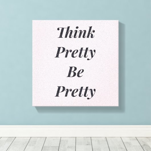 Stilvoll denken hübsch hübsch Leinwand sein (Insitu (Holzboden))