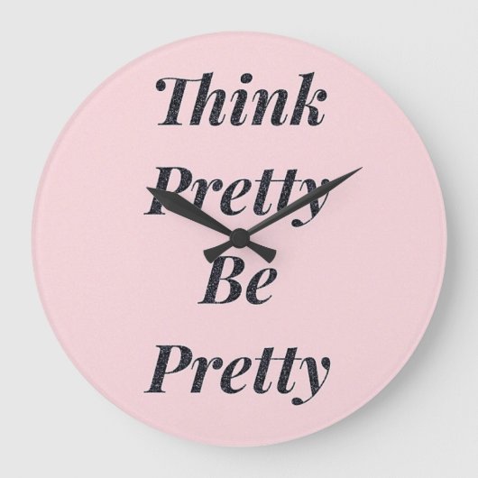 Stilvoll denken hübsch hübsche Uhr (Vorderseite)