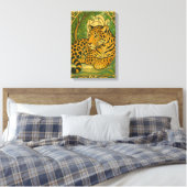 Stilvoll Dschungel Leinwanddruck (Insitu (Schlafzimmer))