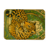 Stilvoll Dschungel Magnet (Horizontal)