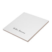 Stilvoll Einfach Schlicht Schwarz & Weiß Minimalis Fliese (Seite)