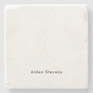 Stilvoll Einfach Schlicht Schwarz & Weiß Minimalis Steinuntersetzer