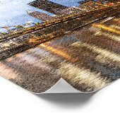 Stilvoll eingerichtetes Stadtviertel Pittsburgh Poster (Ecke)