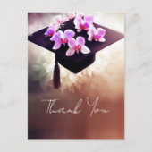 Stilvoll einzigartiger Abschluss Vielen Dank Postk Ankündigungspostkarte (Vorderseite)