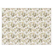 Stilvoll Elegant Beige Französisch Toile Fox Rabbi Tischdecke (Vorderseite (Horizontal))