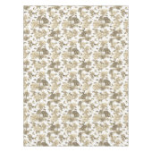 Stilvoll Elegant Beige Französisch Toile Fox Rabbi Tischdecke (Vorderseite)