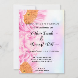 Stilvoll & elegant Bouquet Wedding Einladung