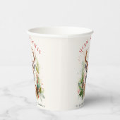 Stilvoll & elegant Deer Christmas Gärten Custom Pappbecher (Rechts)