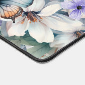 Stilvoll & elegant Florals & Butterflies Schreibtischunterlage (Ecke)
