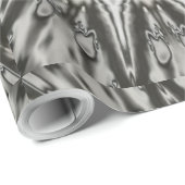 Stilvoll Elegant Kaleidoskop Design Brown Gray Geschenkpapier (Rolleneckpunkt)
