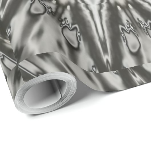 Stilvoll Elegant Kaleidoskop Design Brown Gray Geschenkpapier (Rolleneckpunkt)