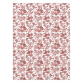 Stilvoll Elegant Red Toile Fox Rabbit Tischdecke (Vorderseite)