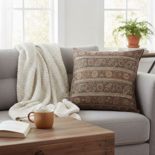 Stilvoll elegante Blumen zeitgenössisch schick geo Kissen