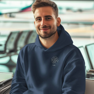 Stilvoll elegantes Firmenlogo Hoodie