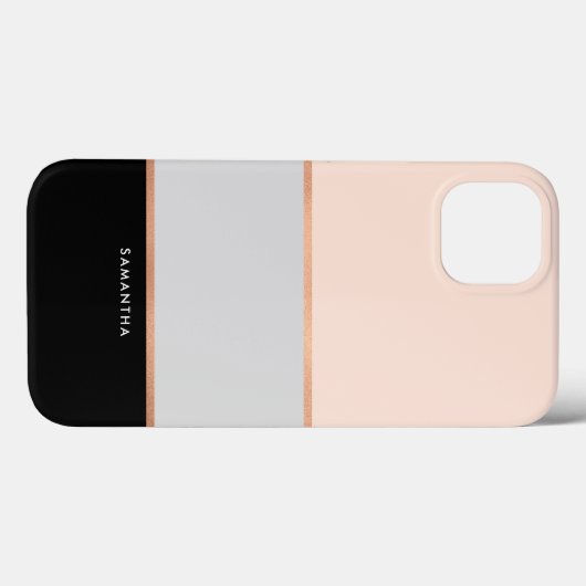 Stilvoll Elegantes modernes Muster Case-Mate iPhone Hülle (Rückseite (Horizontal))