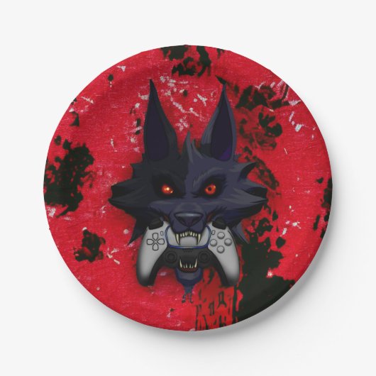 stilvoll essen pappteller (Vorderseite)