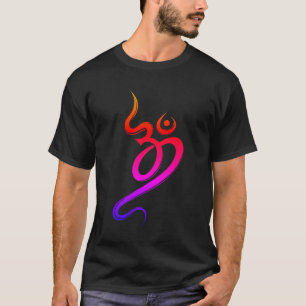Stilvoll farbig OM SIgn T-Shirt