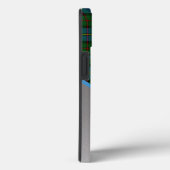 Stilvoll farbiger MacLeod Kariert & Aluminium Look Case-Mate iPhone Hülle (Rückseite / Rechts)