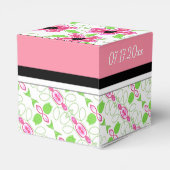 Stilvoll floral Accented Geschenkschachtel (Rückseite)