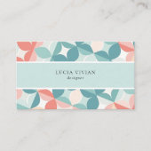 Stilvoll floral Tile Patten Designer Visitenkarte (Vorderseite)
