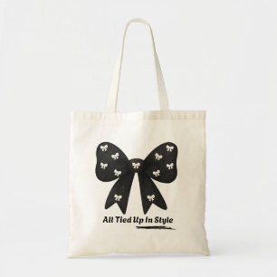 Stilvoll gebundene Tasche – Elegante schwarze Schl
