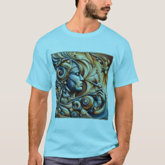 "Stilvoll gedruckter T - Shirt - Trendy Graphic Te